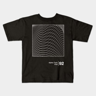 Aphex Twin - Xtal / Minimalist Style Graphic Design Kids T-Shirt